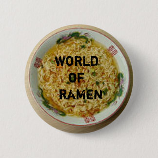 Bóton Redondo 5.08cm mundo do pino dos ramen: grupo-o-três