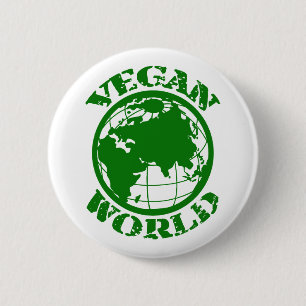 Bóton Redondo 5.08cm Mundo do Vegan
