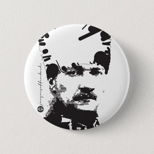Bóton Redondo 5.08cm Mustafa Kemal Atatürk button (Frente)