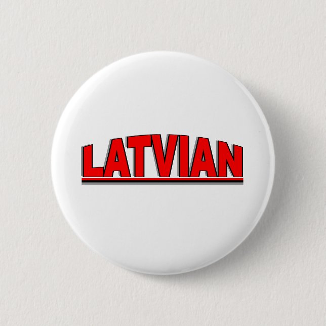 Bóton Redondo 5.08cm Nacionalidades - "Latvian " (Frente)