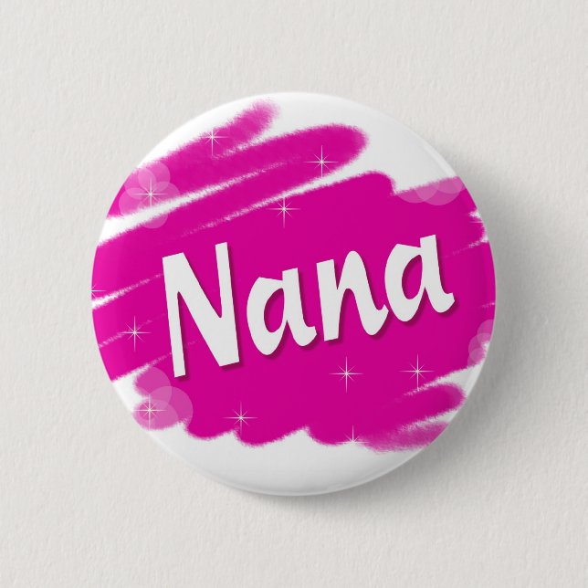 Bóton Redondo 5.08cm Nana ama rosa (Frente)