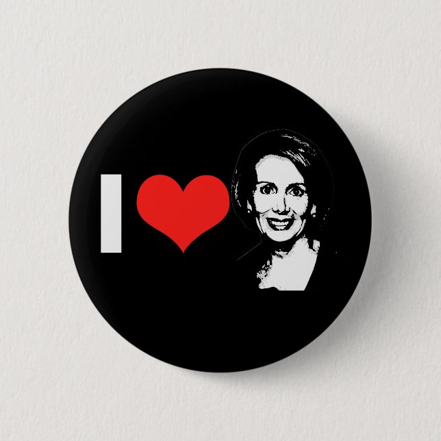 Bóton Redondo 5.08cm Nancy Pelosi 2012 (Frente)
