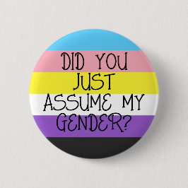 Bóton Redondo 5.08cm Não Binário