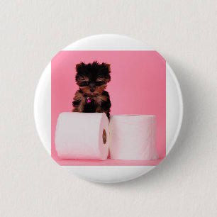 Bóton Redondo 5.08cm Não esprema o Charmin