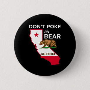 Bóton Redondo 5.08cm Não Faça O Urso Projeto República Califórnia 