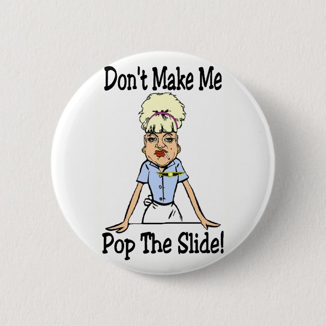 Bóton Redondo 5.08cm Não me faça (Frente)