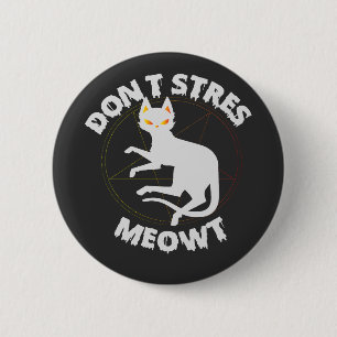 Bóton Redondo 5.08cm Não Stress Meowt Engraçado Sapo Sapato