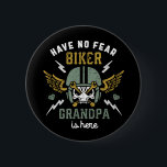 Bóton Redondo 5.08cm Não Tenha Medo Que O Vovô Está Aqui Brincando<br><div class="desc">Design engraçada e humorística para aqueles que adoram andar de moto, fazem dublê com moto de terra e participam de corridas de motocross. Vintagem legal e mercadorias em apuros para motociclistas, ciclistas, motociclistas, cavaleiros e super-motociclistas de alta velocidade. Perfeito para os clássicos fãs de motocicletas, aqueles que adoram esportes extremos...</div>