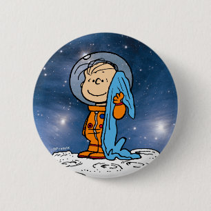 Bóton Redondo 5.08cm NASA Linus Astronauta
