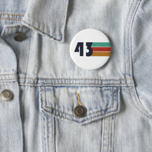 Bóton Redondo 5.08cm nascer de aniversário de 1943