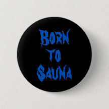Nascer do botão finlandês Sauna (preto)