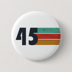 Bóton Redondo 5.08cm Nascer em 1945. presentes de 80 de aniversário