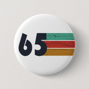 Bóton Redondo 5.08cm Nascer em 1965, 60º presente de aniversário