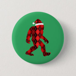 Bóton Redondo 5.08cm Natal Bigfoot - Natal Engraçado