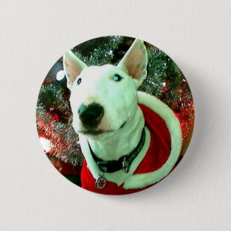Bóton Redondo 5.08cm Natal de bull terrier