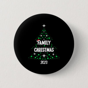 Bóton Redondo 5.08cm Natal em Família 2023 Natal 2023