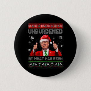 Bóton Redondo 5.08cm Natal sem o peso do que foi Trump Retro