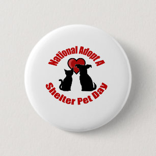 Bóton Redondo 5.08cm National Adopt A Shelter Pet Day