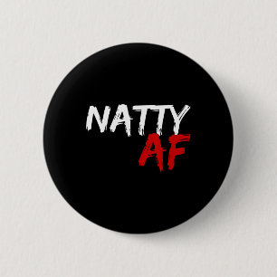 Bóton Redondo 5.08cm Natty Af Funny Bodybuilder Bodybuilding Workout Gy