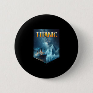 Bóton Redondo 5.08cm Navio Cruzeiro Titanic Iceberg 1912 Rms Viagem Hom