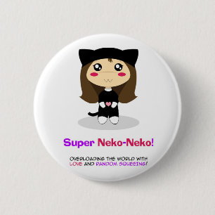 Bóton Redondo 5.08cm Neko-Neko super