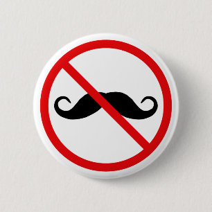 Bóton Redondo 5.08cm Nenhum botão dos bigodes