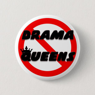 Bóton Redondo 5.08cm Nenhum Queens do drama