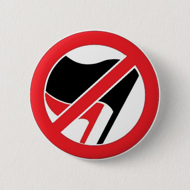 Bóton Redondo 5.08cm Nenhuns Commies! (Frente)