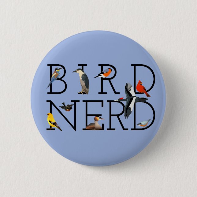 Bóton Redondo 5.08cm Nerd (Frente)