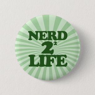Bóton Redondo 5.08cm Nerd 4 Life