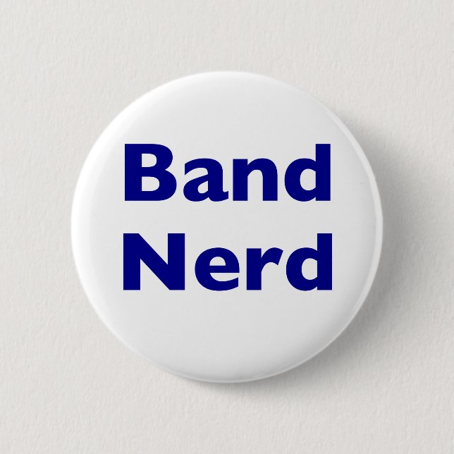 Bóton Redondo 5.08cm Nerd da banda (Frente)