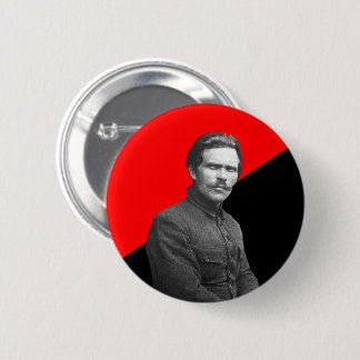 Bóton Redondo 5.08cm Nestor Makhno Anarquo-Comunista
