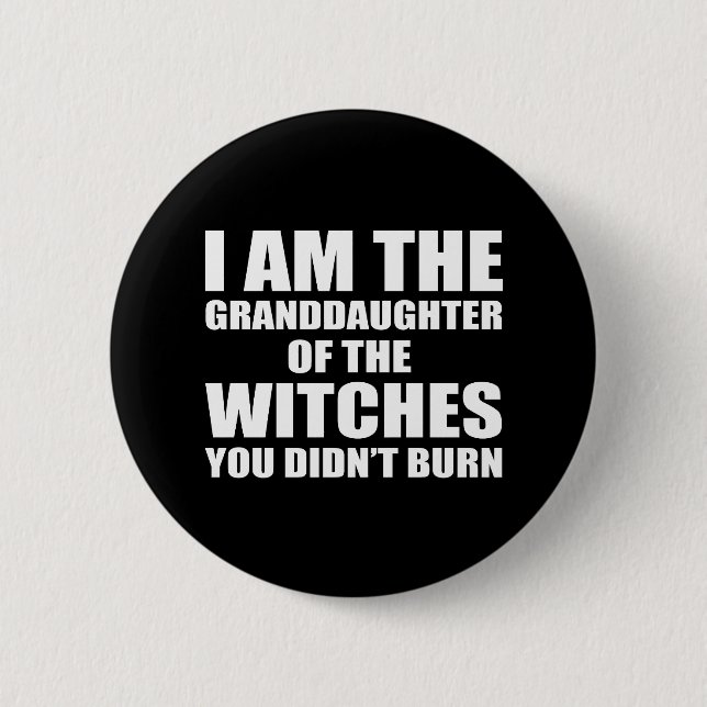 Bóton Redondo 5.08cm Neta das bruxas (Frente)