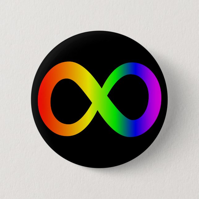 Bóton Redondo 5.08cm Neurodivergent (Frente)