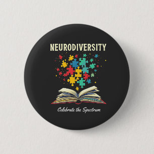 Bóton Redondo 5.08cm Neurodiversidade celebra o Autismo do Livro do Esp