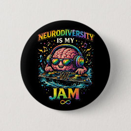 Bóton Redondo 5.08cm Neurodiversity Is My Jam