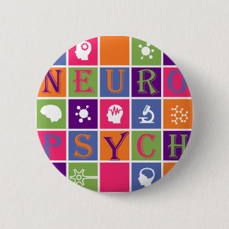 Bóton Redondo 5.08cm Neuropsicologia - presentes para