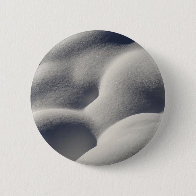 Bóton Redondo 5.08cm Neve Esparsa Monta Natureza Abstrato (Frente)