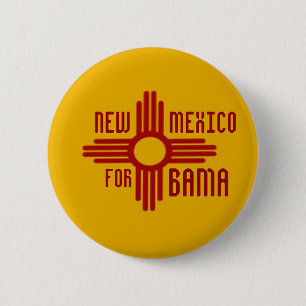 Bóton Redondo 5.08cm NEW MEXICO PARA o botão de OBAMA
