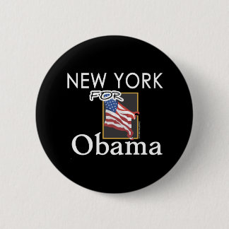Bóton Redondo 5.08cm New York para o botão de Obama