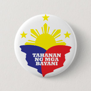 Bóton Redondo 5.08cm Ng Mga Bayani de Tahanan