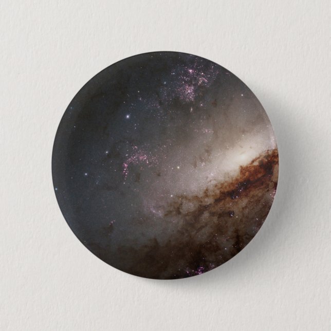 Bóton Redondo 5.08cm Ngc 4258 Em Formação Estelar Intensa. (Frente)