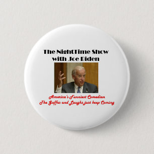 Bóton Redondo 5.08cm NightTime com Joe Biden