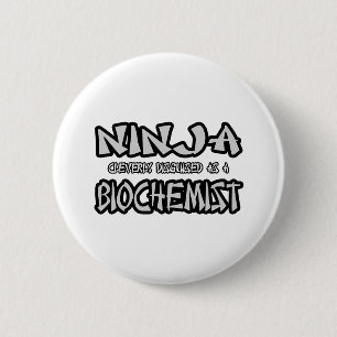 Bóton Redondo 5.08cm Ninja...Bioquímico