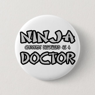 Bóton Redondo 5.08cm Ninja...Doutor