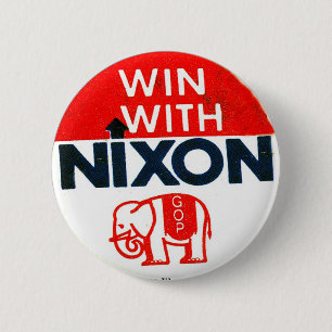 Bóton Redondo 5.08cm Nixon-GOP - Botão