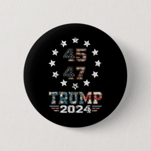Bóton Redondo 5.08cm (no Ck) Caubói Trump Ocidental Você Errou Novament