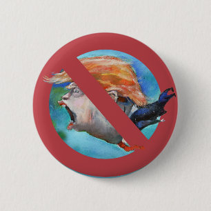 Bóton Redondo 5.08cm No Donald Trump Butt aka "The Bottom Feeder"