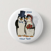 Noiva de Casamento de Pinguim e Gravata de Groom -