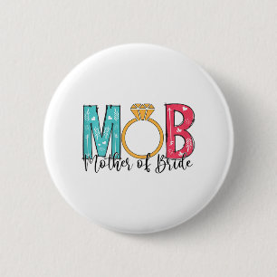 Bóton Redondo 5.08cm Noiva Mãe Da Noiva Mob Mog Despedida De Solteira